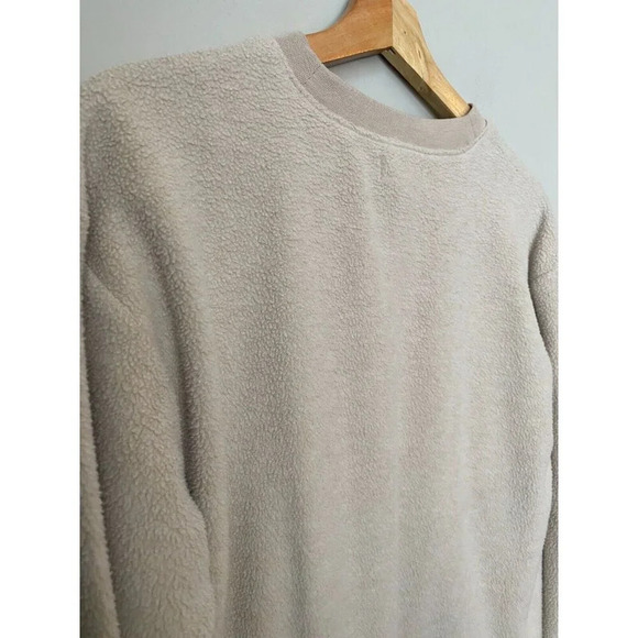 Madewell Women's (Re)sourced Brushed Side-Button Relaxed Sweatshirt in Cream XXS - Picture 14 of 16